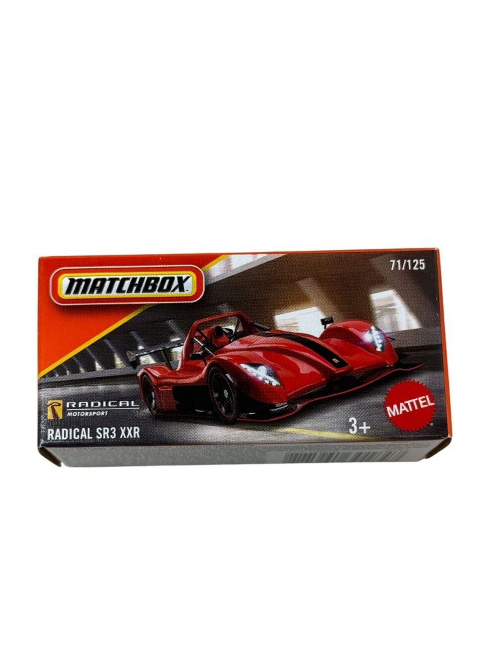 Matchbox Radical SR3 XXR Red Diecast Car 71/125 Mattel 1:64